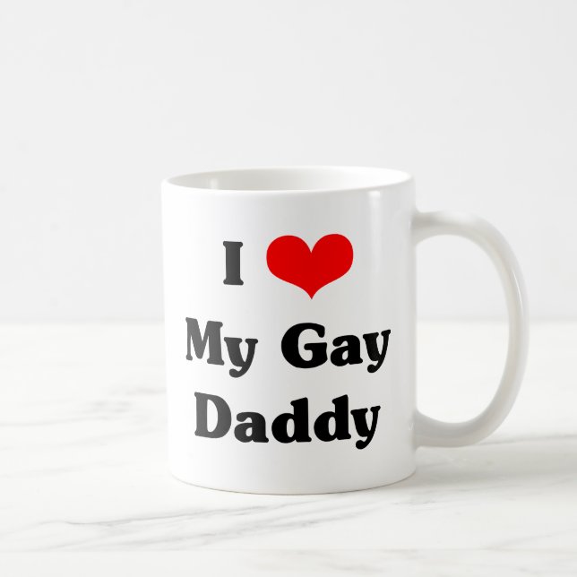 Taza De Café Amo a mi papá gay (Derecha)