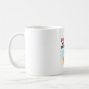 Taza De Café Amo A Mi Papi - Amor Flamingo
