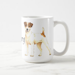 Taza De Café Amo a mi párroco Russell Terrier