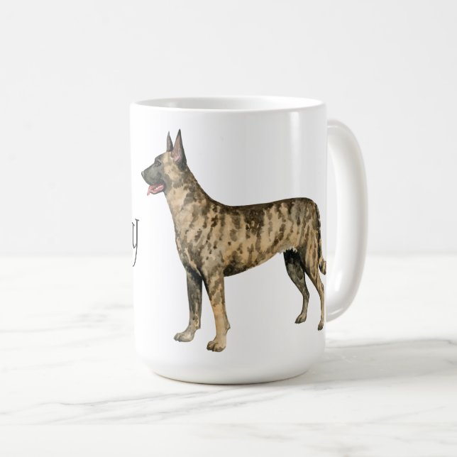 Taza De Café Amo a mi pastor holandés (Anverso derecho)