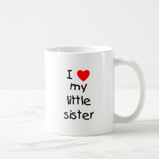 Taza De Café Amo a mi pequeña hermana