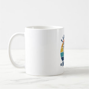 Taza De Café Amo a mi perro alce Diseño de grabado retro_1