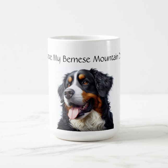 Taza De Café Amo A Mi Perro De Montaña Bernés (Centro)