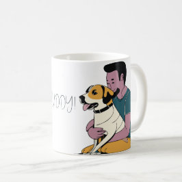 Taza De Café Amo a mi perro - Edición masculina 2