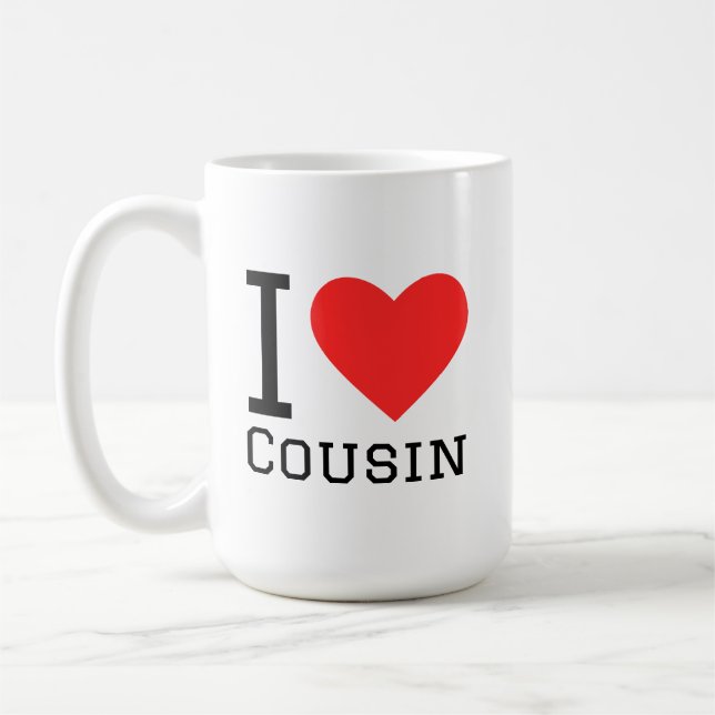 Taza De Café Amo a mi primo (Izquierda)