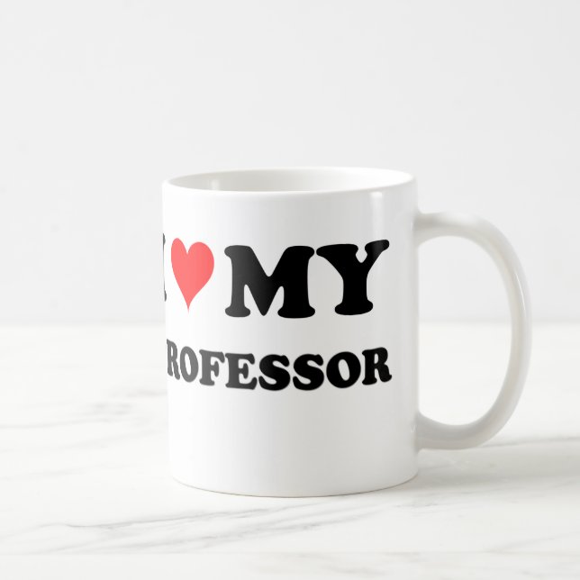 Taza De Café Amo a mi profesor (Derecha)