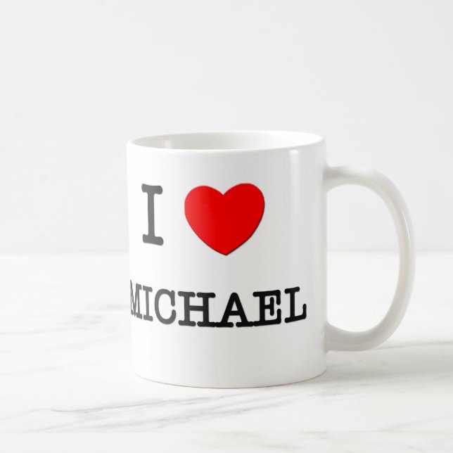 Taza De Café Amo a Michael (Derecha)