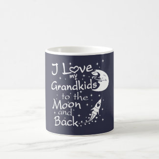 Taza De Café Amo a mis GrandKids a la luna y a la parte