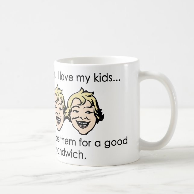 Taza De Café Amo a mis niños, pero… (Derecha)