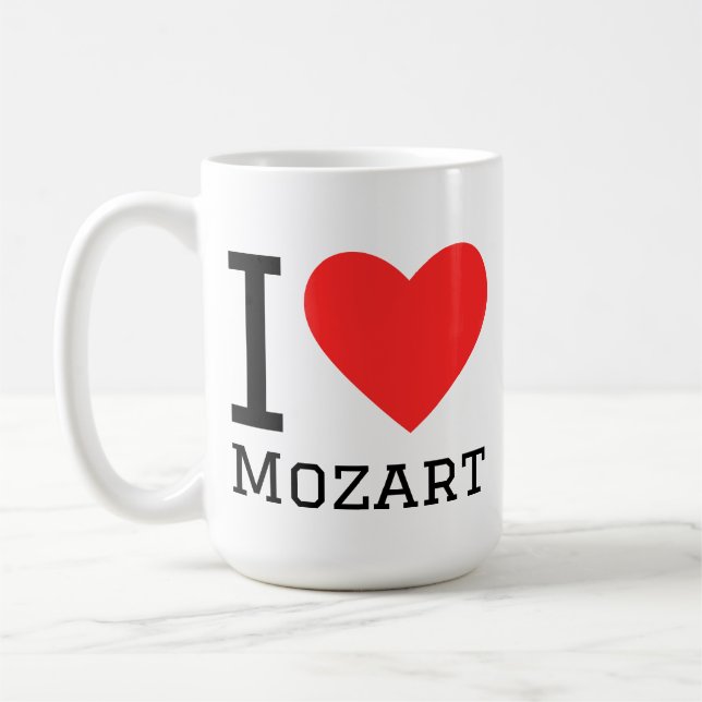 Taza De Café Amo a Mozart (Izquierda)