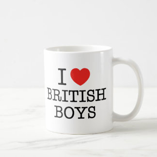 Taza De Café Amo a muchachos británicos