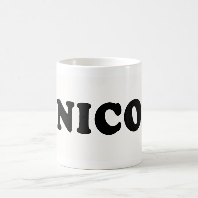TAZA DE CAFÉ AMO A NICOLE (Centro)