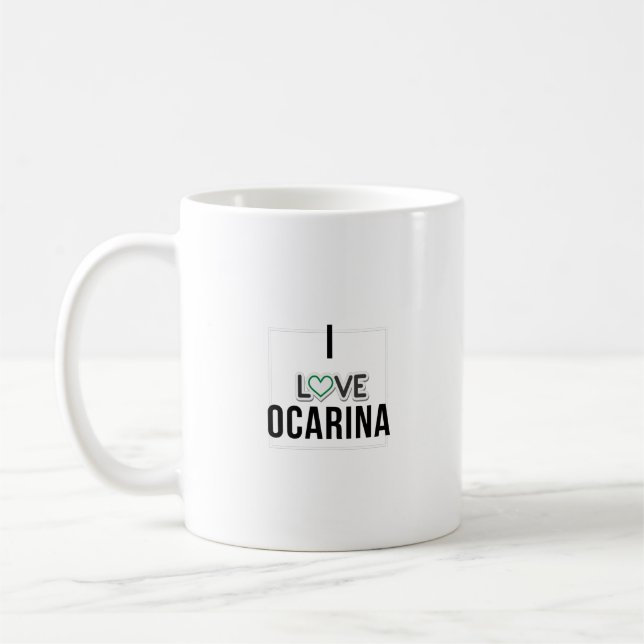 Taza De Café Amo a Ocarina (Izquierda)