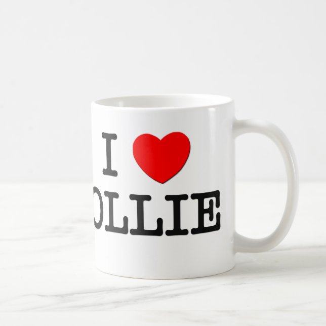Taza De Café Amo a Ollie (Derecha)