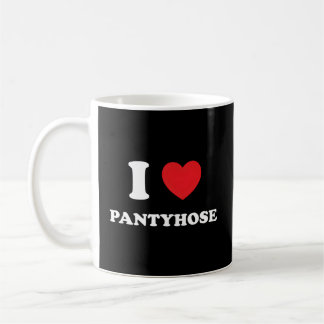 Taza De Café Amo A Pantyho Que Pone Las Piernas Legwear Nylons
