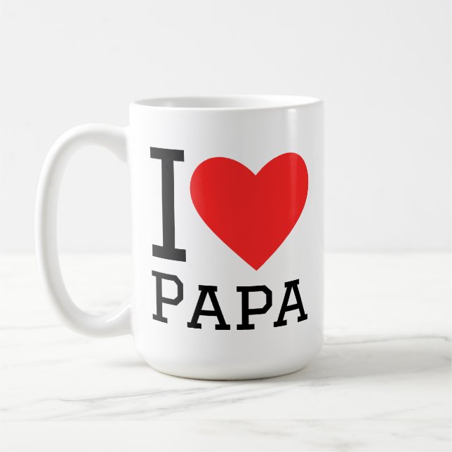 Taza De Café Amo a papá (Izquierda)