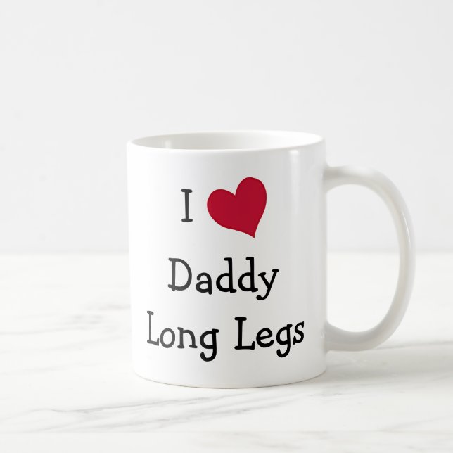 Taza De Café Amo A Papi Long Legs (Derecha)