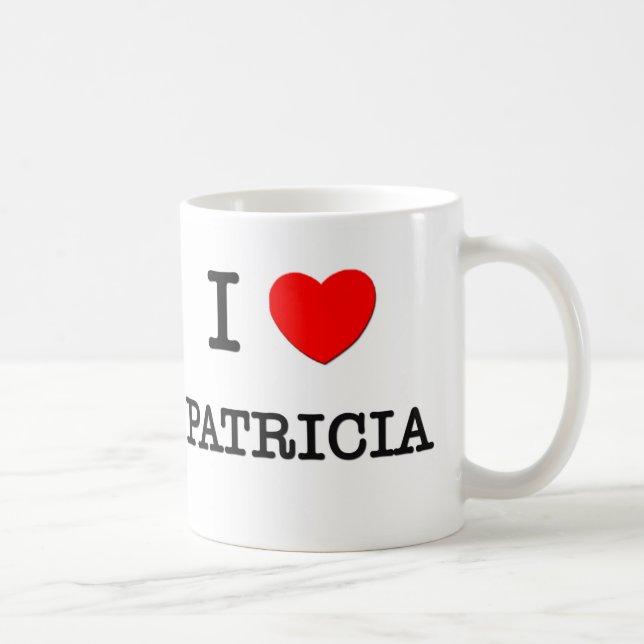 Taza De Café Amo a Patricia (Derecha)
