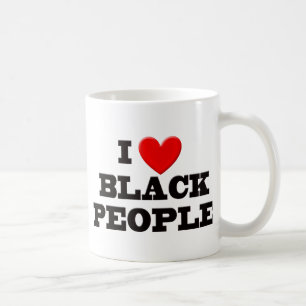 Taza De Café Amo a personas negras