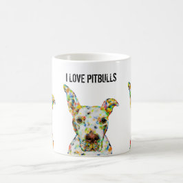 Taza De Café Amo a Pitbulls Mug