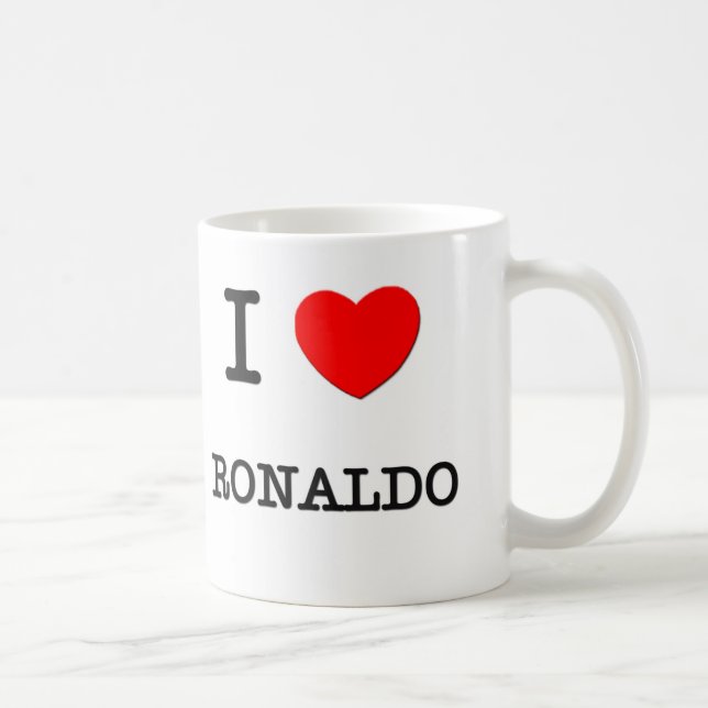 Taza De Café Amo a Ronaldo (Derecha)