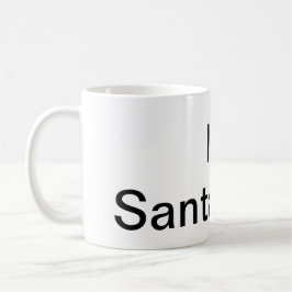 Taza De Café Amo a Santa Cruz