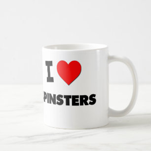 Taza De Café Amo a solteronas
