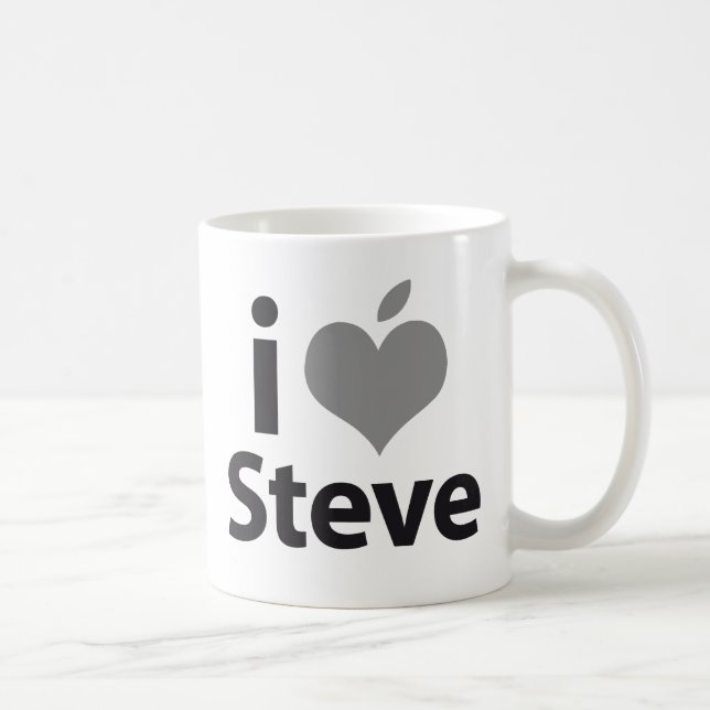 Taza De Café Amo a Steve (Derecha)
