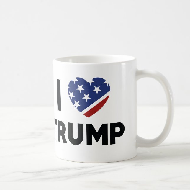 Taza De Café Amo a Trump (Derecha)