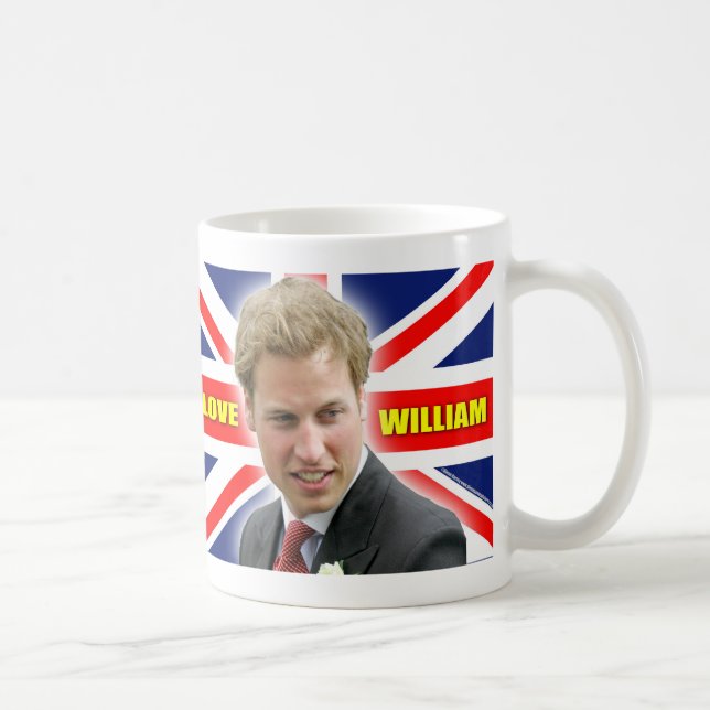 Taza De Café Amo a William (Derecha)