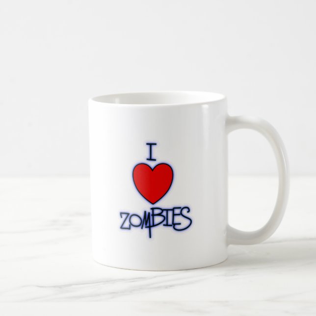 Taza De Café ¡Amo a zombis! (Derecha)