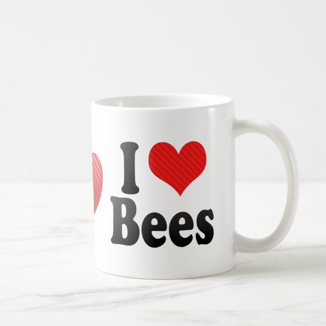 Taza De Café Amo abejas (Derecha)