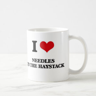 Taza De Café Amo agujas en el Haystack