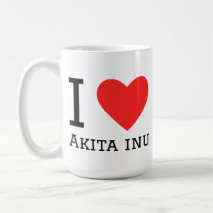 Taza De Café Amo Akita inu