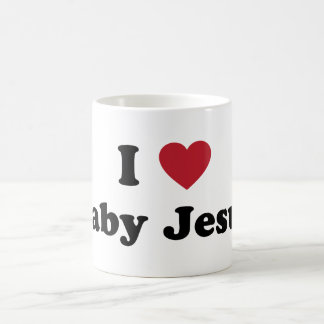 Taza De Café Amo al bebé Jesús