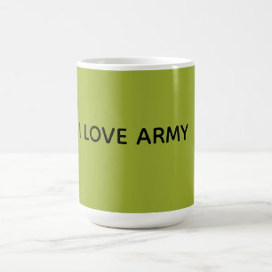 TAZA DE CAFÉ AMO AL EJÉRCITO