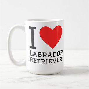 Taza De Café Amo al labrador retriever