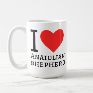 Taza De Café Amo al pastor de Anatolia