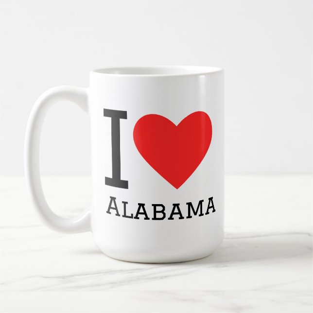 Taza De Café Amo Alabama (Izquierda)
