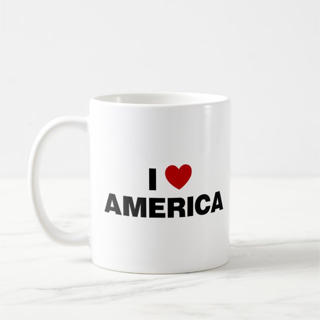 Taza De Café Amo América (Izquierda)