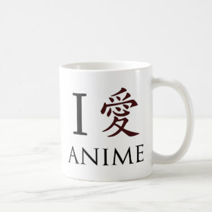 Taza De Café Amo animado japonés