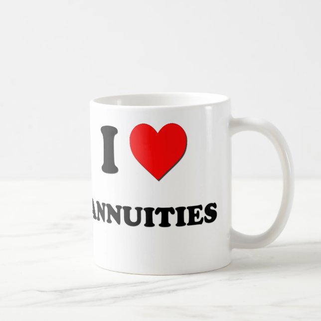 Taza De Café Amo anualidades (Derecha)