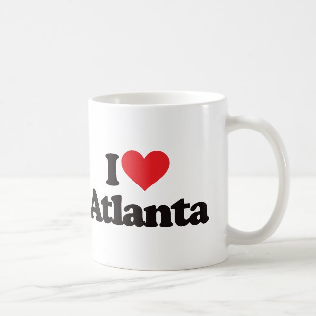 Taza De Café Amo Atlanta (Derecha)