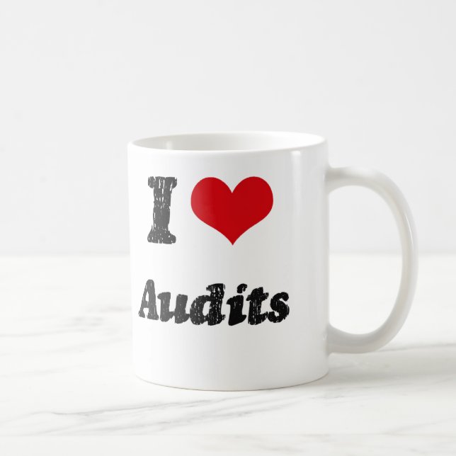 Taza De Café Amo auditorías (Derecha)