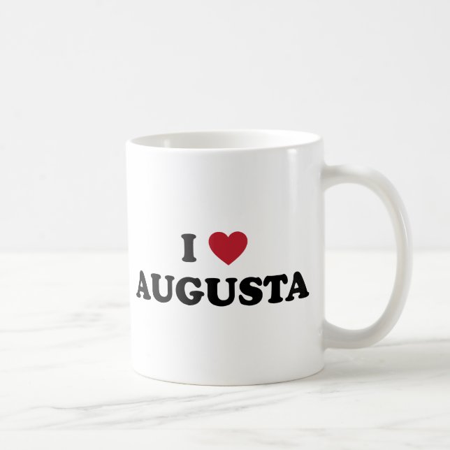 Taza De Café Amo Augusta Georgia (Derecha)