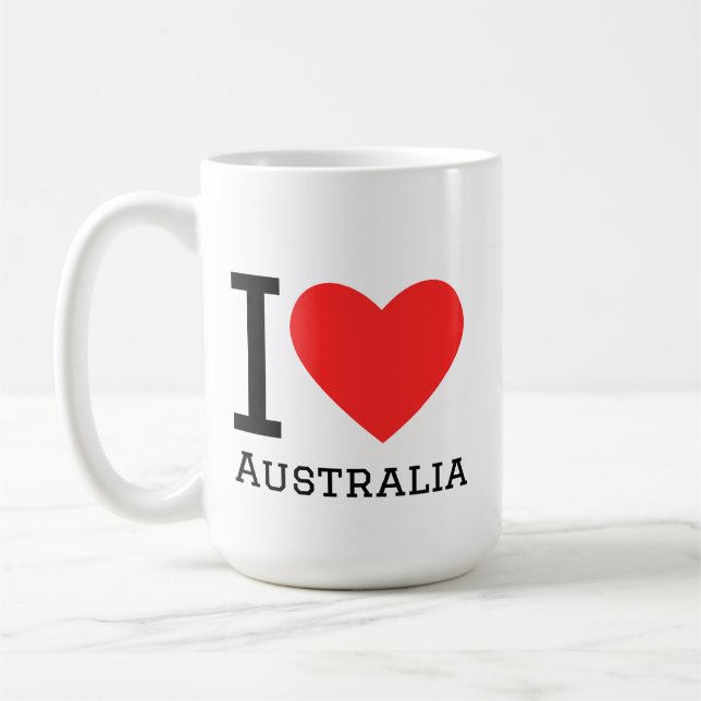 Taza De Café Amo Australia  (Izquierda)