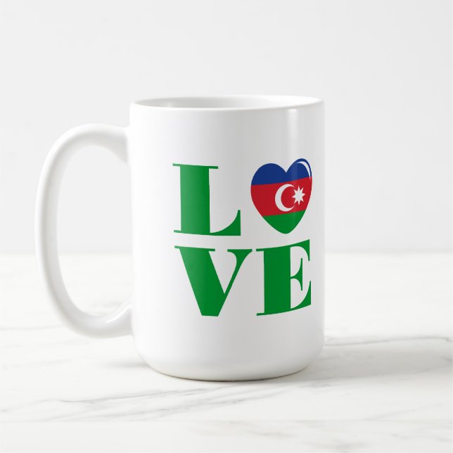 Taza De Café Amo Azerbaiyán (Izquierda)