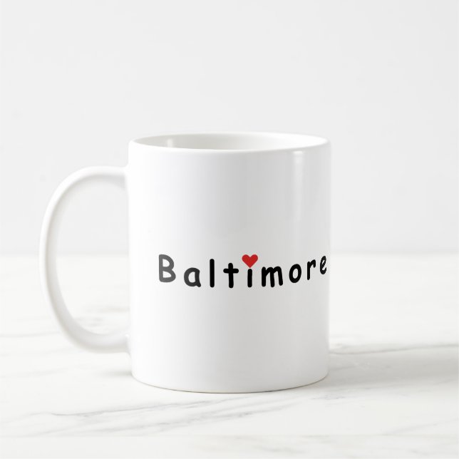 Taza De Café Amo Baltimore (Izquierda)