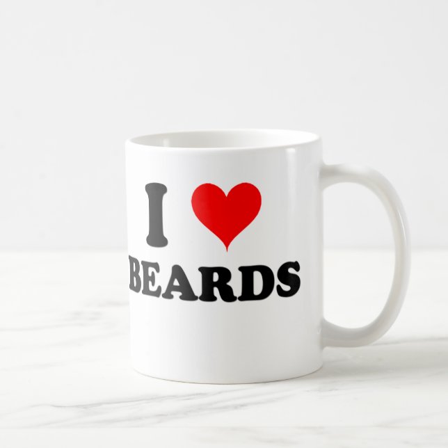 Taza De Café Amo barbas (Derecha)