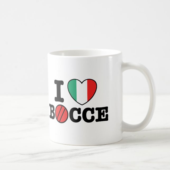 Taza De Café Amo Bocce (Derecha)